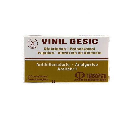Vinil Gesic Comprimidos Revestidos Caja      