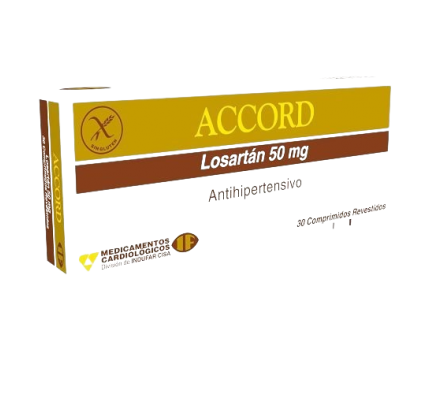 Accord Losartán 50mg 30 Comprimidos