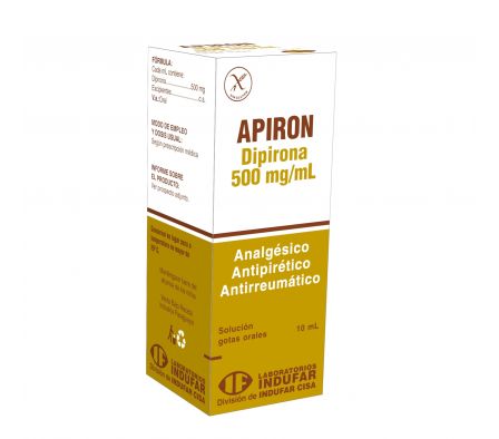 Aprion Dipirona 500mg Solucion Gotas 10ml 