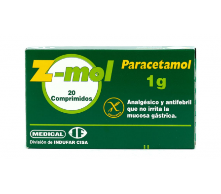 Z-mol 1g 20 Comprimidos