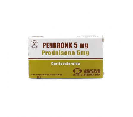 Penbronk 5mg Prednisona 5mg 10 Comprimidos