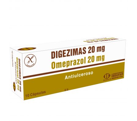 Digezimas 20 mg x 10 Capsulas