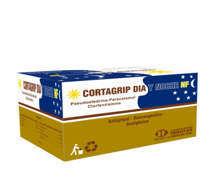 Cortagrip Día y Noche NF 6 Comprimidos