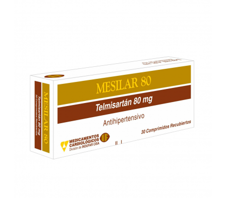 Mesilar 80mg 30 Comprimidos