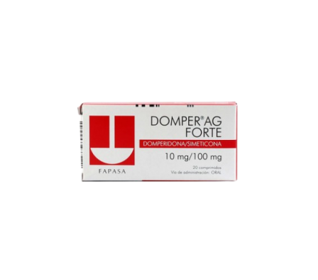 Domper Ag Forte Domperidona Simeticona 10mg