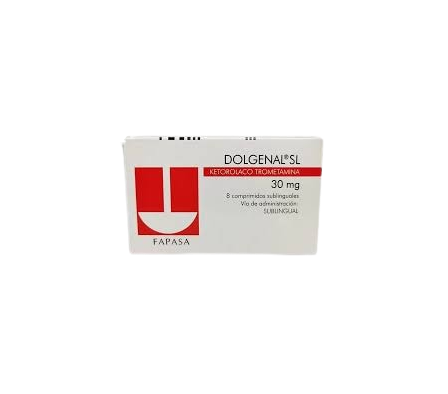 Dolgenal 20mg Ketorolac Trometamina 10 Comprimidos