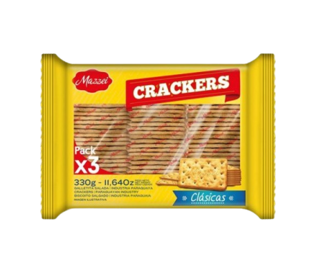 Mazzei Galletita Cracker Clasica Tripack 110gr