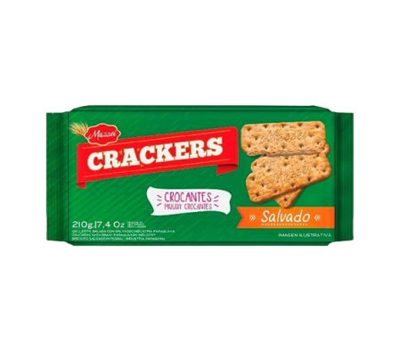 Mazzei Galletita Crackers Salvado 190gr
