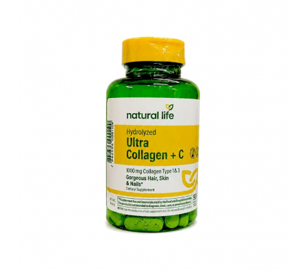Natural Life Ultra Collagen + C 90 Cápsulas