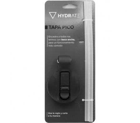 Hydrate Tapa Pico Ancho Negro