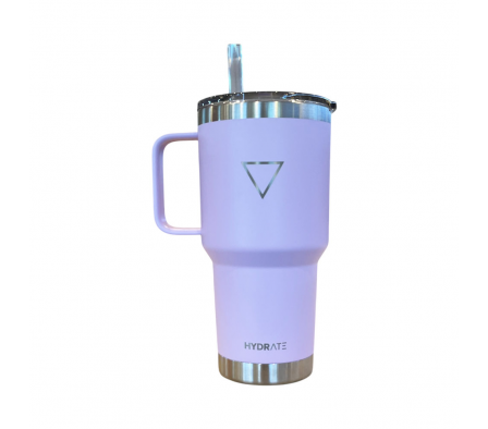 Hydrate Vaso C/ Pajita y Agarre Lila  887ml