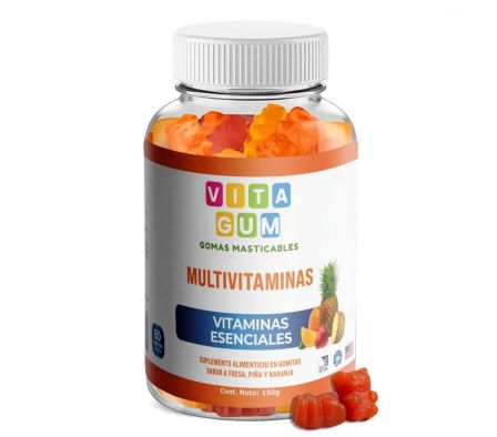 Vitagum Multivitaminas Esenciales Frasco x 30 gom
