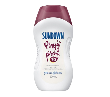 Protector solar Sundown  FPS 70, 120ml