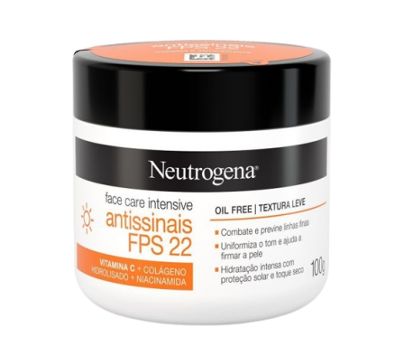 Neutrogena Crema Facial Anti-Edad FPS 22  10gr