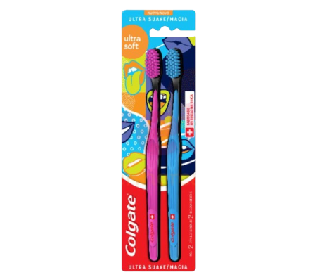 Colagte Cepillo de Dientes Colgate Ultra Soft 2U