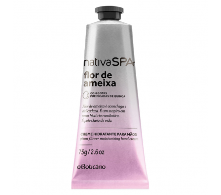 oBoticario NativaSPA Crema p/Manos Flor Ameixa 75g