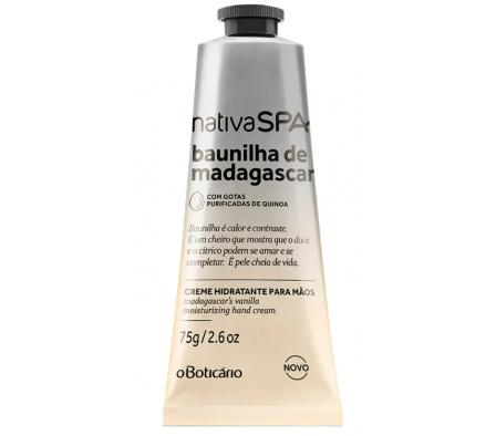 oBoticario NativaSPA Cr.de manos Bunilha Madag 75g