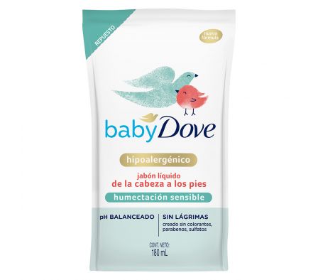 Dove Baby Jabon Liquido Sensible 180ml