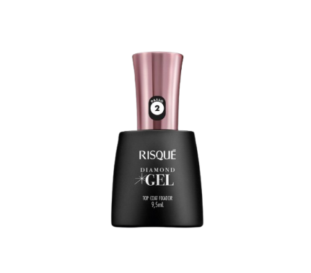 Risque Esmalte Diamond Gel Top Coat Fijador 9,5ml