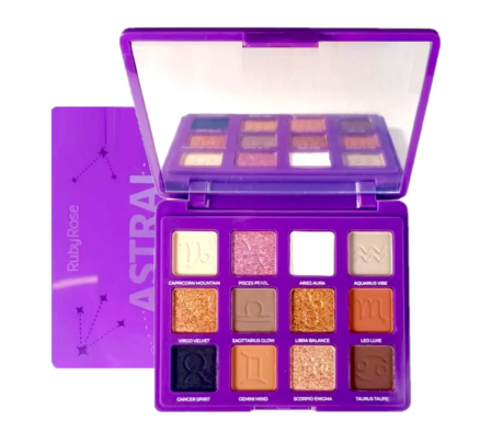 RubyRose Paleta de Sombras Astral Essence