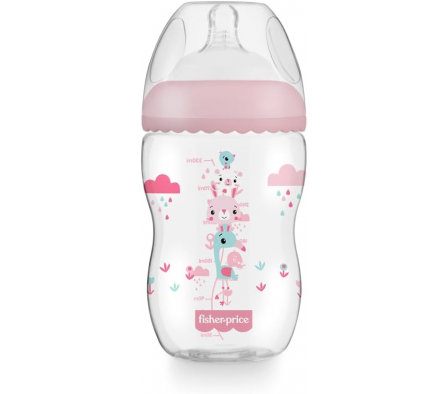 Fisher Price Biberón First Moment Rosa 330ml