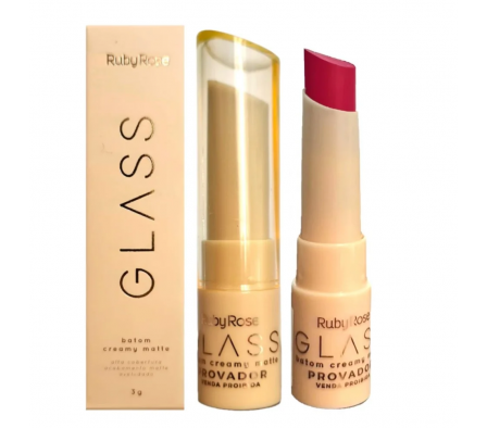 RubyRose Labial Creamy Matte Glass GL 07