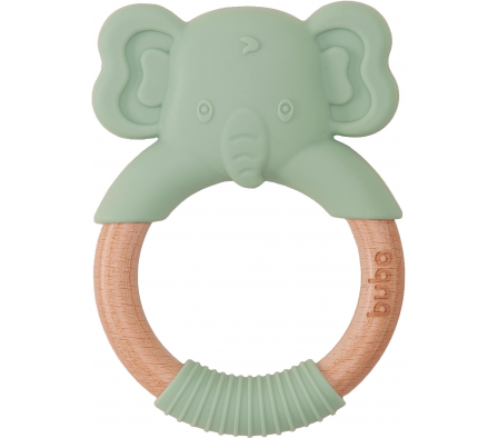 Buba Mordedor Elefante de Silicona Verde