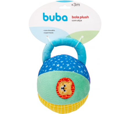 Buba Pelota Suave con Sonajero Multicolor