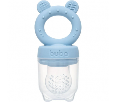 Buba Chupete Alimentador de Silicona Celeste