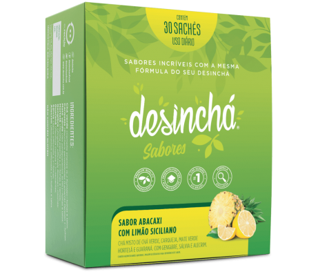 Desincha Té Piña Con Limón 30 Unidades