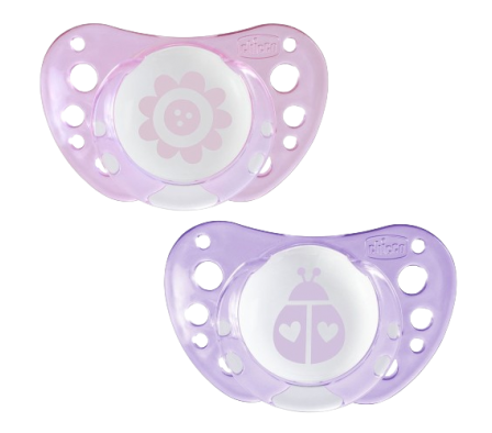 Chicco Chupete PhysioAir Sil Rosa 0-6M+ 2 Unid.