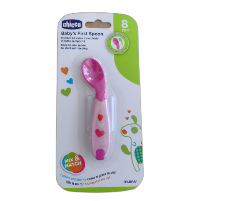 Chicco Primera Cuchara 8m+ Rosa
