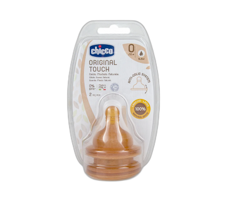 Chicco Tetina Flujo Lento Regulable +6m 2 Unid.