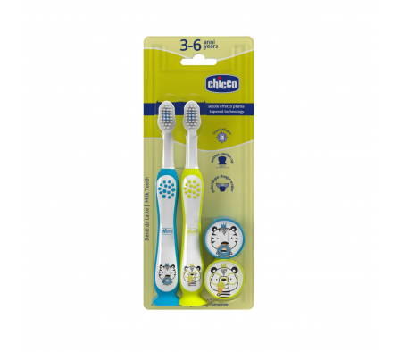 Chicco Combo Cepillo Tigre Panda 3-6 Años