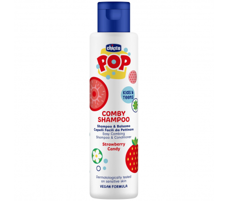 Chicco Shampoo/Acondicionador Pop Comby Fresa 250m