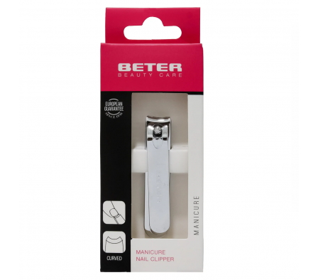 Beter Cortauñas Manicura c/Lima Cromado Corte Curv