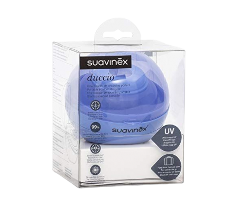 Suavinex Esterilizador de Chupetes UV Azul