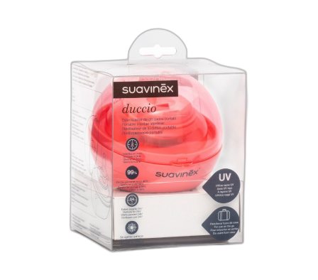 Suavinex Esterilizador Chupete UV Rosa