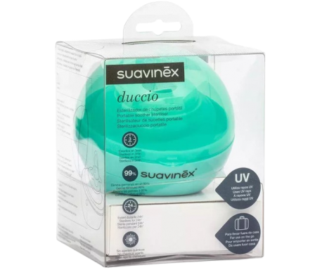 Suavinex Esterilizador Chupete UV Verde