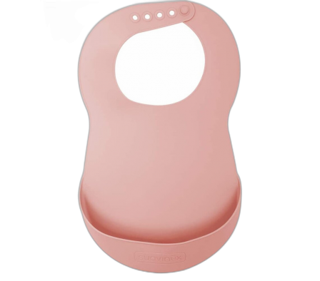 Suavinex Babero Silicona Rosado 