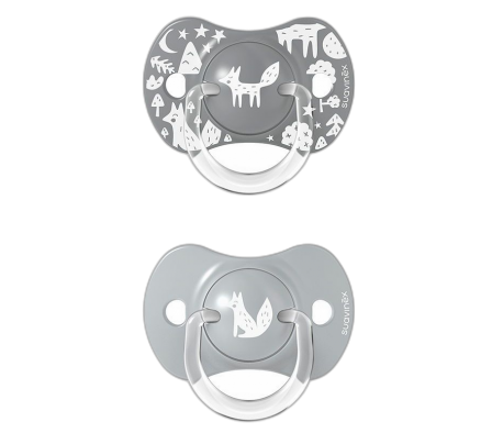 Suavinex Pack 2 Chupetes Fisiologicos Zorro 18M