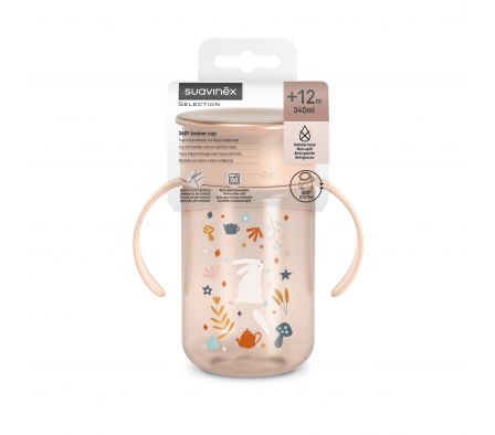 Suavinex Vaso 360 Wonderland Rosa 340ml