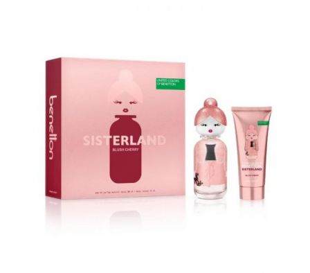 Benetton Sisterland EDP 80ml+Loción 75ml Blush Ch.