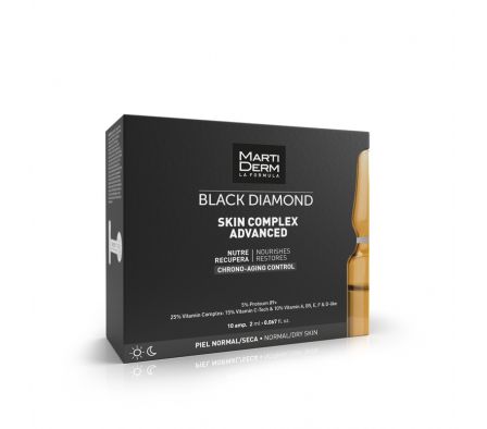 MartiDerm Black Diamond Skin Complex 10 Ampollas