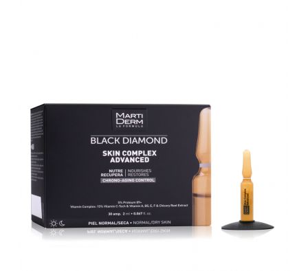 MartiDerm Black Diamond Skin Complex 30 Ampollas 