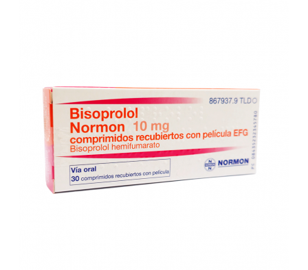 Bisoprolol Normon 10mg x 30 Comprimidos