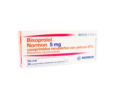 Bisoprolol Normon 5mg x 30 comprimidos