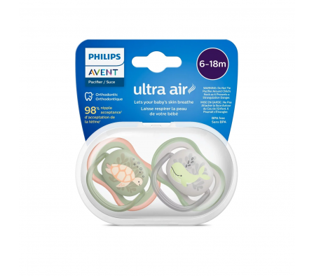 Avent Pack Chupetes Ultra Air 0-6 Meses Niña 