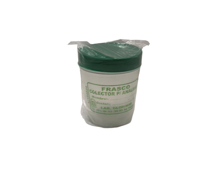 Frasco Esteril para Analisis Mediano