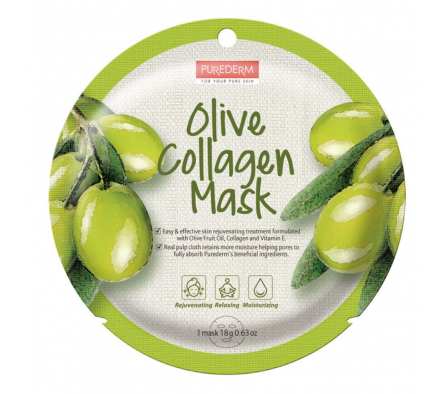 PureDerm Mascarilla Facial Oliva Collagen 18gr